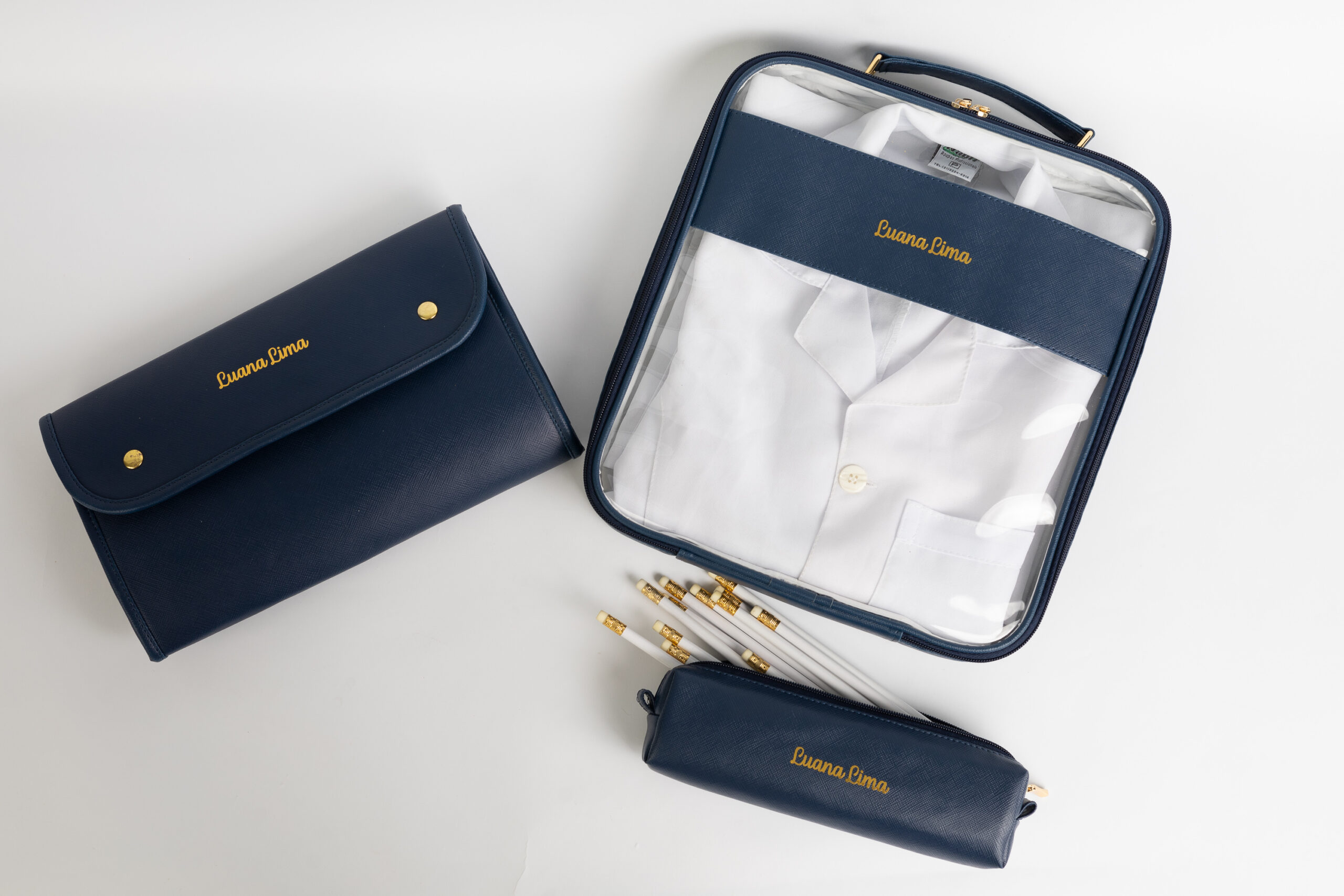 Kit Porta Jaleco, Porta Estetoscópio e Estojo - Imagem 5