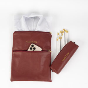 Kit Porta Jaleco Pasta e Estojo