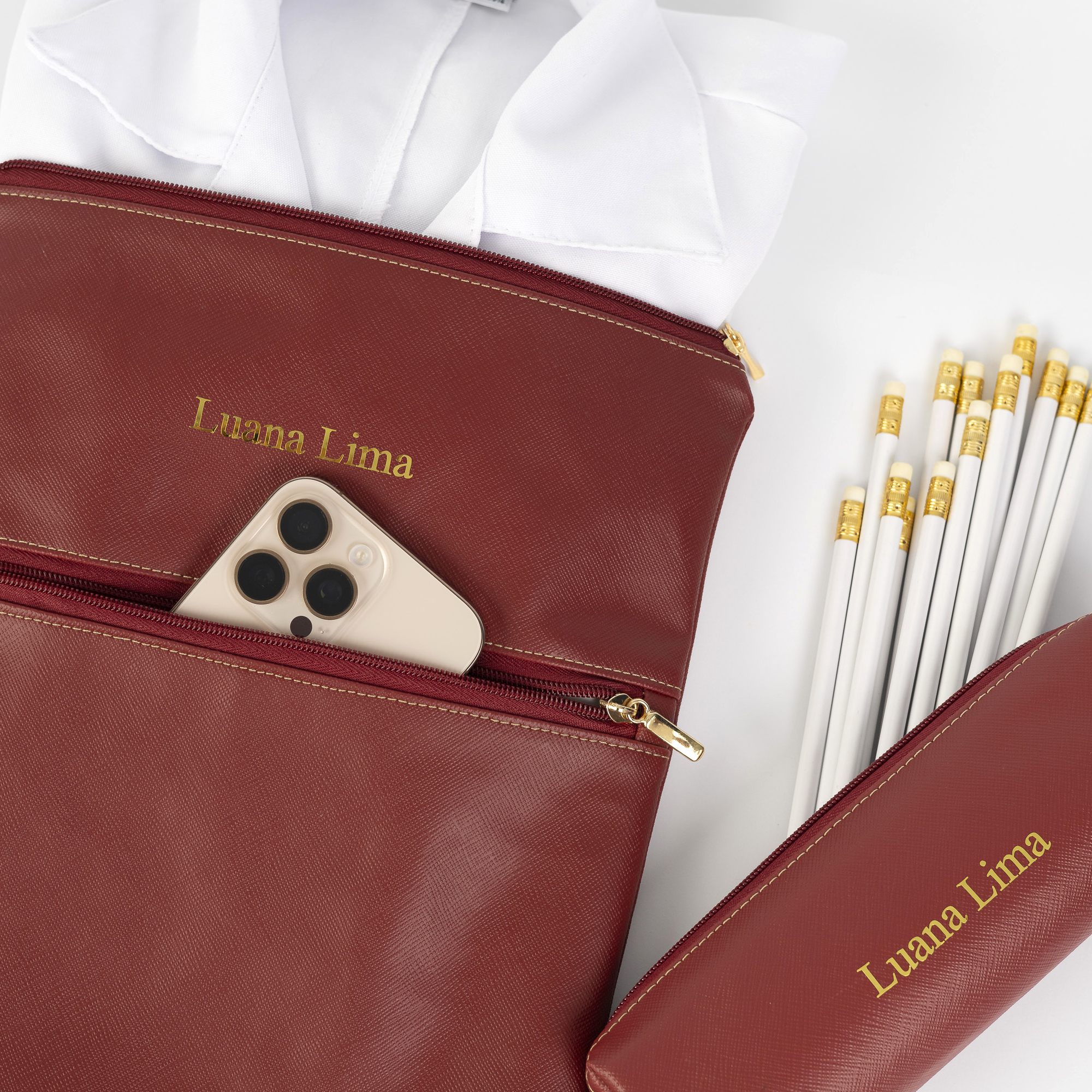 Kit Porta Jaleco Pasta e Estojo - Imagem 2